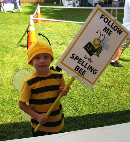 Follow me to the Matthews Market Days Spelling Bee!